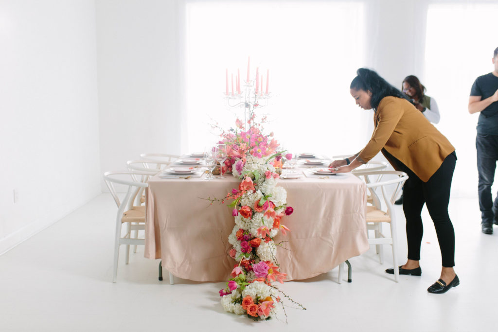 styled wedding photography shoot at Park Studios Atlanta