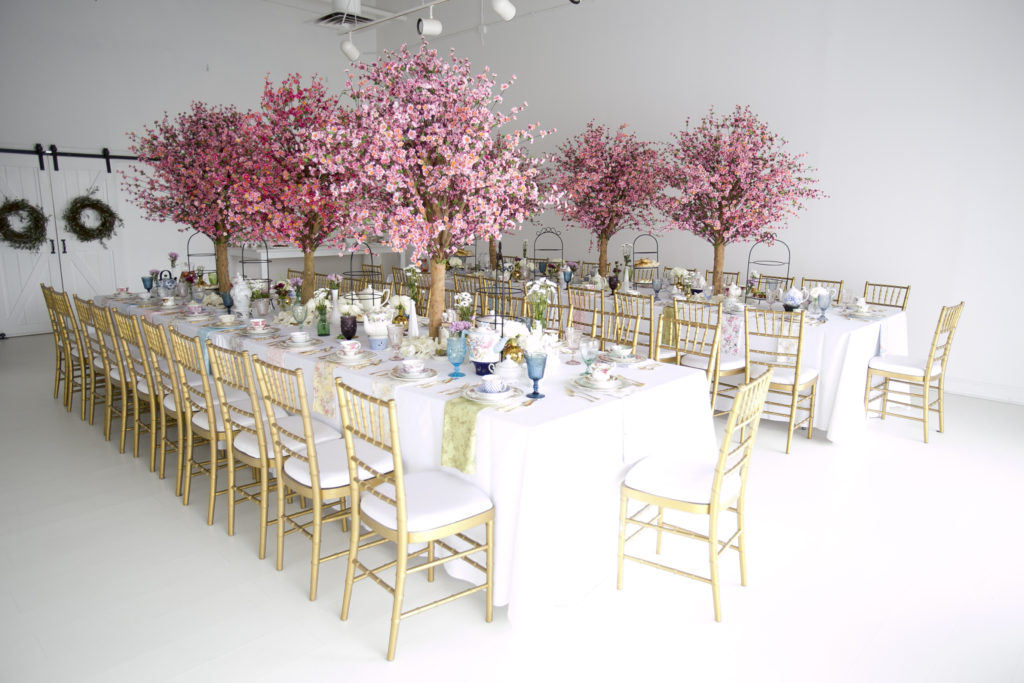 cherry blossom baby shower decorations