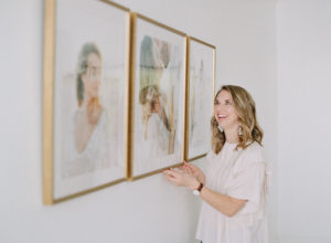 framed wedding prints installed by Anna Olivia Photography