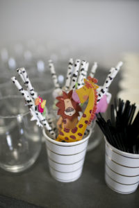 wild one paper straws