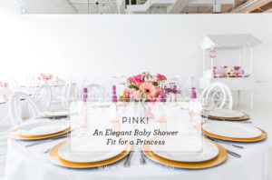 pink elegant baby shower